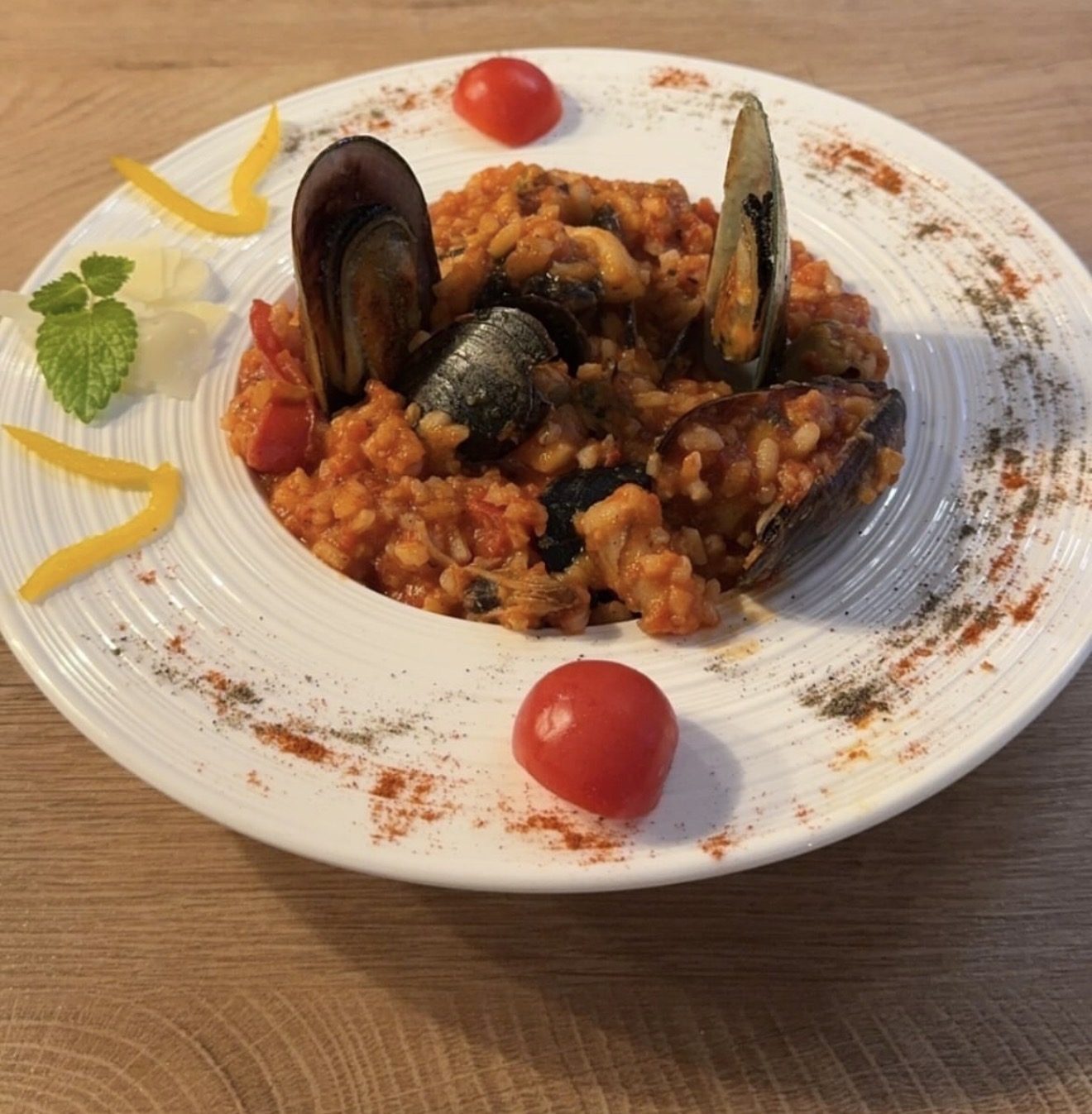 Meeresfrüchte-Risotto mit Muscheln